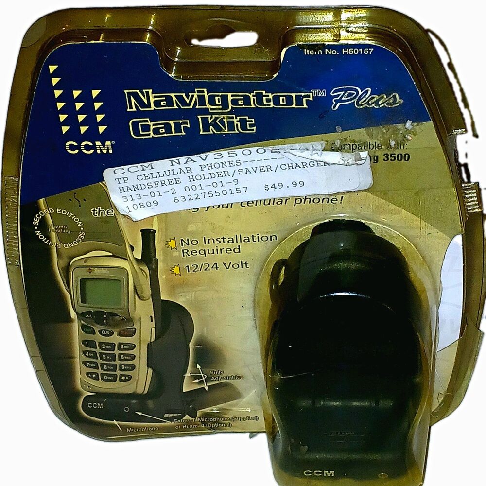 CCM Navigator Car Kit Plus Handsfree Holder Adjustable Mount Charger H50157 New